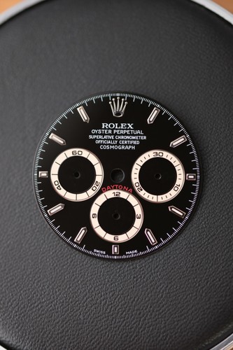 Genuine black dial - for, rolex