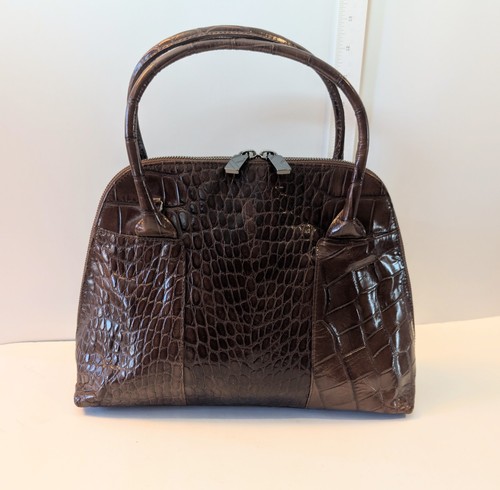 Rare furla brown croco - furla,