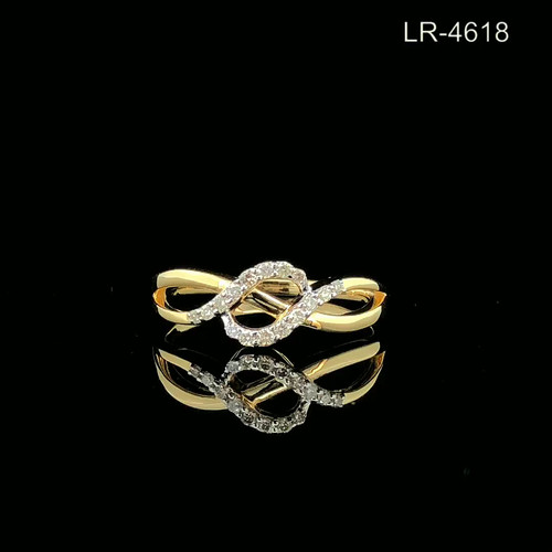 Anello infinito moissanite