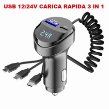 Caricabatterie 12/24v auto