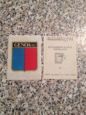 SCUDETTO GENOA fuori raccolta CALCIO 74 EDIRAF MUNCHEN W AZZURRI NEW VELINA
