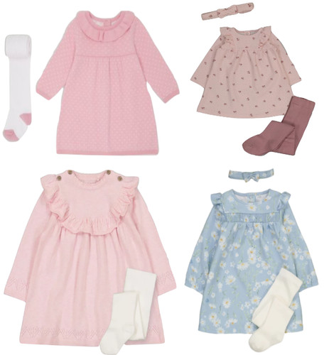Abito bambina rosa - rosa, blu