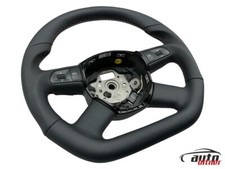 Volante tuning volante in pelle MuFu leve del cambio AUDi A4 B7 8E A6 C6 4F SPIATTITO