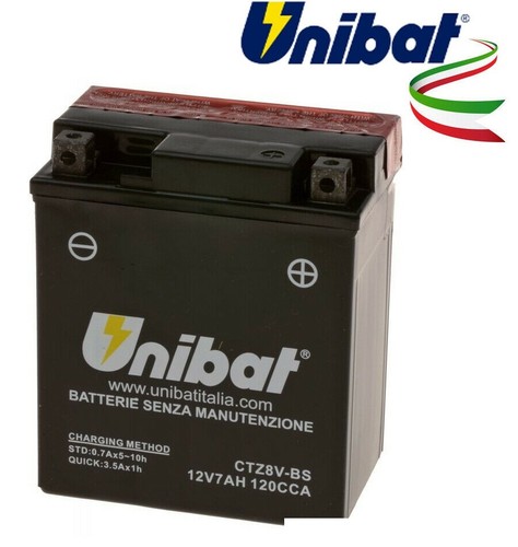 Batteria unibat ctz8v - batteria,