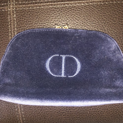 Dior beauty logo blu - blu, velluto