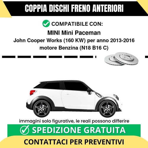 Coppia dischi freno anteriori - dischi,