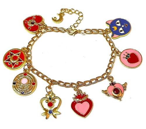 Sailor moon bracciale spille - sailor,