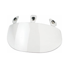 VISIERA FISSA ANTIGRAFFIO PER CASCO JET A TRE BOTTONI FISSAGGIO CON BOTTONI