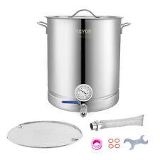 VEVOR Fermentatore a Secchio Birra Pentola Fermentazione in Acciaio Inox 60,6L