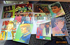 lotto 10 cartoline anni 60 CANTANTI BEAT & POP della SILVERCART rare FG NV