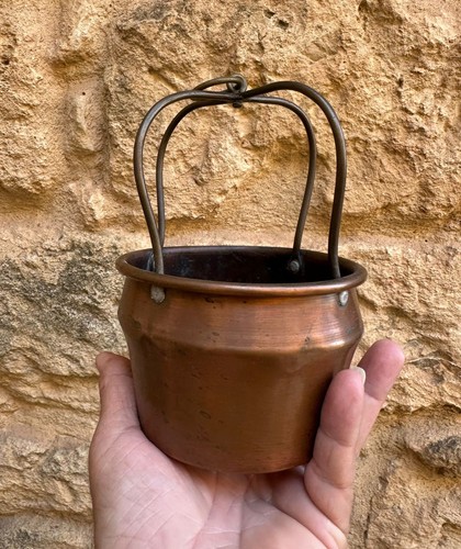 Scaldino rame ottone - in,