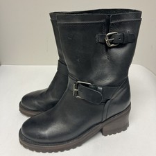 Stivali donna ASH pelle fibbia