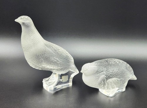 Vintage lalique pedrix crystal - pedrix,