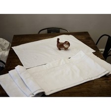 ANTICO LENZUOLO SINGOLO TOMBOLO + FEDERA  CON PIZZO