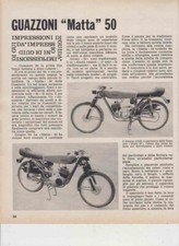 advertising Pubblicità MOTO GUAZZONI " MATTA" 1969 MOTOITALIANE MOTOSPORT EPOCA