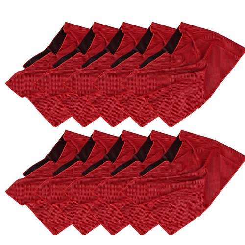 Asciugamano sportivo rosso con - sportivo,