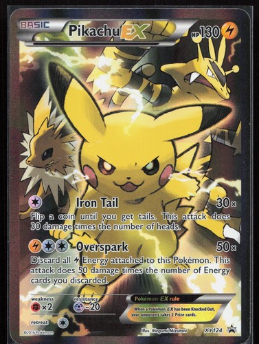 Pikachu xy124 black star - xy124,