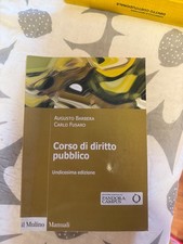 Libro corso di diritto pubblico il mulino di Augusto Barbera/ Carlo Fusaro