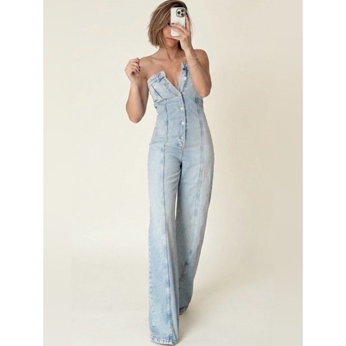 Zara tuta donna denim - tuta, senza