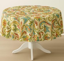 Tovaglia rotonda Ralph lauren stampa paisley 70" fabbrica fuori magazzino