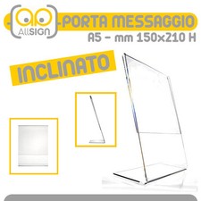 PORTA MESSAGGIO INCLINATO A5