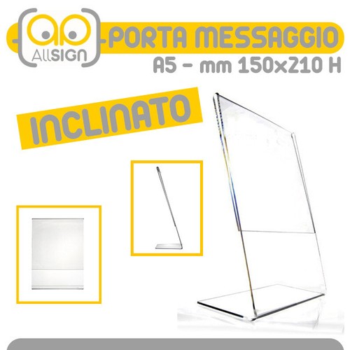 Porta messaggio inclinato - messaggio,