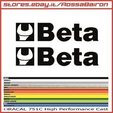 KIT 2 ADESIVI BETA UTENSILI mm.100 x 21 - STICKERS AUFKLEBER PEGATINAS DECALS