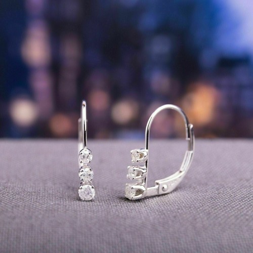 Orecchini huggie diamanti - orecchini,