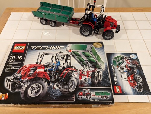 Lego technic 8063 trattore con - lego,