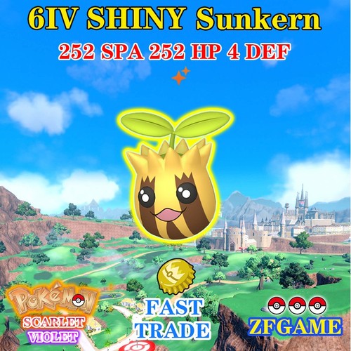 Pokemon 6iv shiny sunkern - 6iv,