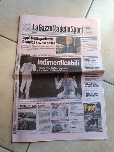 Gazzetta dello sport agosto - sport,