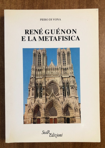 Piero vona rene guenon - guenon, e