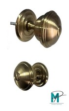 Pomello in Ottone Anticato Vintage per Porta o Mobile - Stile Classico Semplice