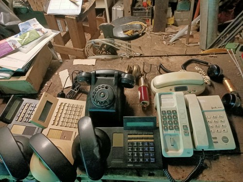 Stock telefoni isdn vintage - stock,