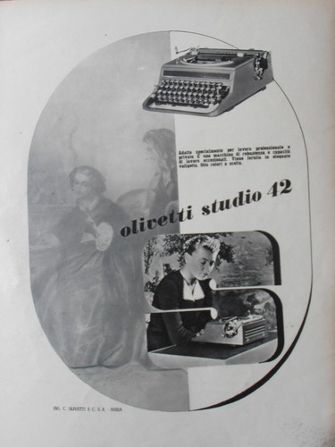 1941 olivetti macchina - olivetti,