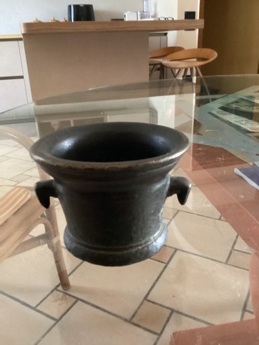 Antico mortaio bronzo del - in,