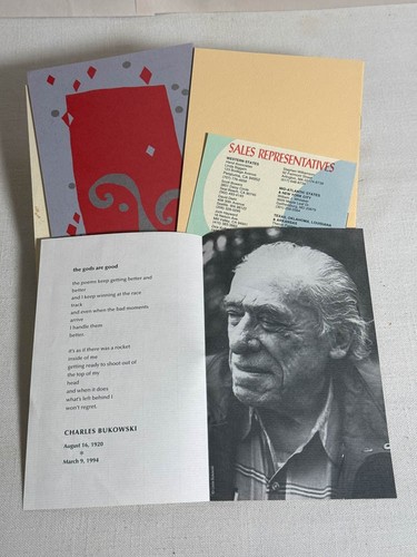 Charles bukowski black sparrow - charles,