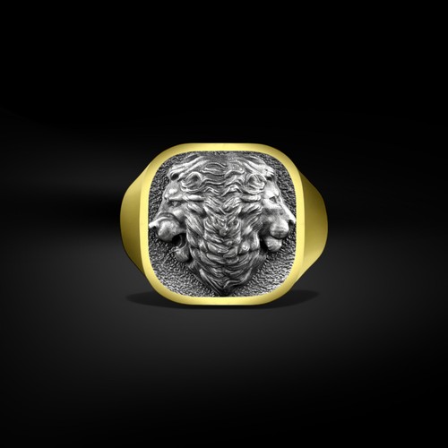 Anello uomo argento - in,