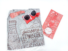 CAMPARI SODA SET PUBBLICITARIO UNISEX CON T-SHIRT , OCCHIALI E POST IT