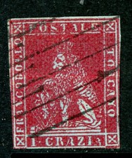 Italia 1851 Toscana 1cr