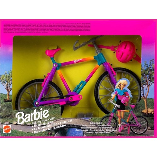 Barbie mountain bike - barbie, biking