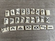 Set of 25 Bone Rune Stone