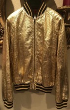 Giacca di pelle bomber Gucci