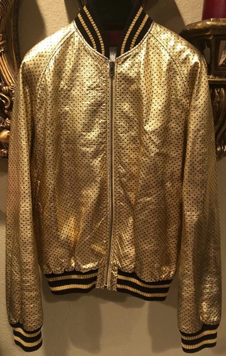 Giacca pelle bomber gucci - giacca,