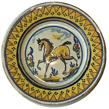 Piatto in terracotta smaltata