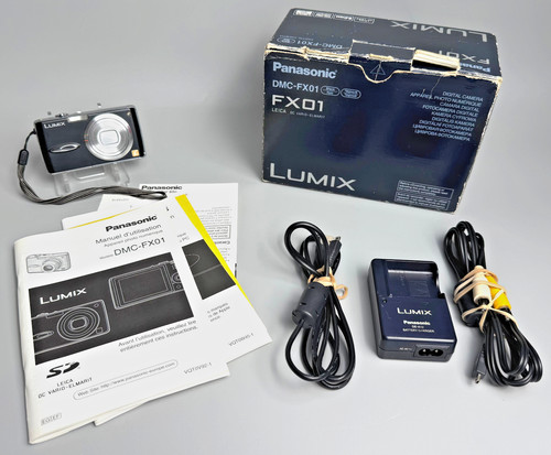 Panasonic lumix dmc fx01 6mp - panasonic, dmc-fx01