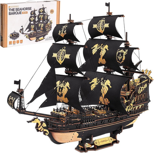Seahorse kit puzzle legno - kit, in