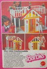 Pubblicità Advertising Ritaglio Clipping 1984 MATTEL BARBIE CASA DI CAMPAGNA