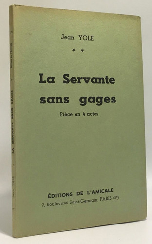 Servante sans gages - servante, jean