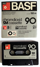 Mc Basf Chromdioxid 90 Musicassetta Vintage Compact Cassette Tape Usata Used D